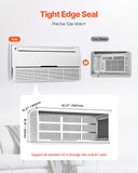 VEVOR Air Conditioner Wall Sleeve 42 in with Exterior Grille Wall AC Sleeve