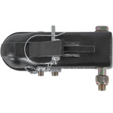 VEVOR Adjustable Trailer Coupler, 2-5/16" Hitch Ball, 15000 lbs Capacity, Heavy Duty Cast Channel-Mount Coupler with Hardware Kit, Ideal for Towing Station Wagons, Pickup Trucks, SUVs, Black Coating