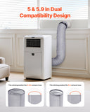 VEVOR Air Conditioner Hose Cover Wrap Portable AC Insulated Exhaust Hose Sleeve