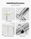 VEVOR Carport Car Canopy 10 x 20 FT Heavy Duty Portable Car Shelter Tent White