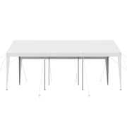 VEVOR Carport Car Canopy 10 x 20 FT Heavy Duty Portable Car Shelter Tent White