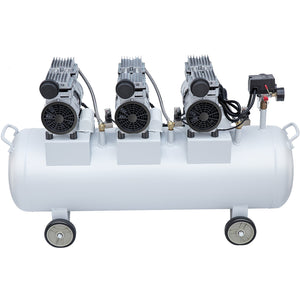 VEVOR Oil Free Air Compressor Air Compressor Tank 100L 3HP Ultra Silent Inflator