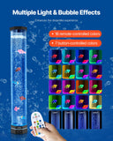 VEVOR Bubble Tube Lamp 16 Color 80 cm Sensory Aquarium Lamp for Relief Calming
