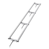 VEVOR Rail Mill Guide System, 9 ft Milling Guide, 4 Crossbar Kits Chainsaw Mill Rail Guide, Aluminum Adjustable Saw Mill Rail System Work with Chainsaw Mills for Builders and Woodworkers
