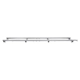 VEVOR Rail Mill Guide System, 9 ft Milling Guide, 4 Crossbar Kits Chainsaw Mill Rail Guide, Aluminum Adjustable Saw Mill Rail System Work with Chainsaw Mills for Builders and Woodworkers