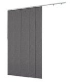 VEVOR Panel Track Blinds Extendable Track 116 cm to 218 cm W Trimmable Dark Gray