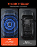 VEVOR 8" 300W Under Seat Car Subwoofer Slim Powered Car/Truck Subwoofer System