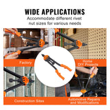VEVOR Rivet Nut Tool, 16” Rivnut Tool Kit with 13PCS Metric and SAE Mandrels, 186PCS Rivet Nuts, M3, M4, 10-24, M5, M6, 1/4-20, 8-32, 5/16-18, M8, 3/8-16, M10, M12, 1/2-13, With Carrying Case