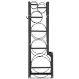 VEVOR Refrigerant Tank Rack Cylinder Tank Rack w/ 1*50lb 2*30lb &3 Small Bottles