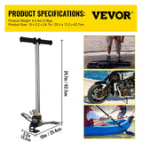 VEVOR High Pressure Hand Pump 3 Stage up to 4500 psi PCP Pump Safe and Convenient Airgun PCP Pump High Pressure Hand Pump for High Pressure Tires and Pre-Charged Pneumatic Airguns