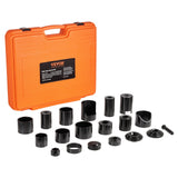 VEVOR Ball Joint Press Kit, 21 pcs Tool Kit, C-press Ball joint Remove and Install Tools, for Most 2WD and 4WD Cars, Heavy Duty Ball Joint Repair Kit for Automotive Repairing