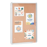 VEVOR 36"x24" Enclosed Cork Board with Aluminum Frame Lockable Bulletin Board