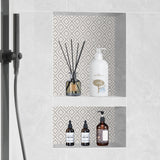 VEVOR Shower Niche Ready for Tile 40.64 x 60.96 cm, 16 x 24 inch Double Shelf Or