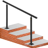 VEVOR Handrail for Outdoor Steps Aluminum Stair
Handrail Fit 0-5 Steps w/ Installation Kit