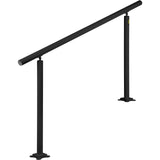 VEVOR Handrail for Outdoor Steps Aluminum Stair
Handrail Fit 0-5 Steps w/ Installation Kit