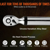VEVOR Digital Torque Wrench, 3/8" Drive Electronic Torque Wrench, Torque Wrench Kit 3.7-37ft.lb/5-50n.m Torque Range Accurate to ±2%,  3-Mode Adjustable Torque Wrench Set with LED Buzzer Calibration