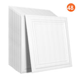 VEVOR Ceiling Tiles 48-Pack 20 x 20 in Polystyrene Easy Installation Glue-up