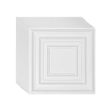 VEVOR Ceiling Tiles 12-Pack 24 x 24 in PVC Easy Installation White Peg Pattern