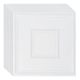 VEVOR Ceiling Tiles 12-Pack 24 x 24 in PVC Easy Installation White Geometric