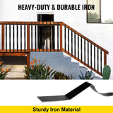VEVOR Deck Balusters, 51 Pack Metal Deck Spindles, 32.25\"x1\" Staircase Baluster with Screws, Iron Deck Railing for Wood and Composite Deck, Stylish Baluster for Outdoor Stair Deck Porch