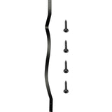 VEVOR Deck Balusters, 51 Pack Metal Deck Spindles, 32.25\"x1\" Staircase Baluster with Screws, Iron Deck Railing for Wood and Composite Deck, Stylish Baluster for Outdoor Stair Deck Porch