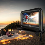 VEVOR Inflatable Movie Screen, 16 FT Inflatable Projector Screen for Outside with Blower and Carrying Bag, Front/Rear Projection, Oxford Fabric Blow Up Screen for Outdoor Parties Backyard Movie Night