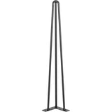 VEVOR Hairpin Table Legs 16 inch, Set of 4 DIY Desk Table Legs 3 Rods Heavy Duty