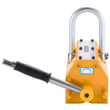 VEVOR Permanent Magnetic Lifter, 1000 kg Pulling Capacity, Heavy Duty N42 Neodymium Lifting Magnet with Release Handle and Steel Hook, Used in Shop Crane and Hoist, for Lifting Plate Steel, Board