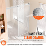 VEVOR Frameless Shower Door 58-59" x 75" SGCC Tempered Glass 5/16" Chrome - Prem