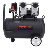 VEVOR Air Compressor Compact Portable Oil Free Compressor 30L 90 PSI