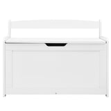 VEVOR Kids Toy Storage Bench Wooden Toy Box Chest 32.68 x 17.91 x 24.02" White