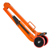 VEVOR Magnetic Lid Lifter Dolly, 600 kg Pulling Capacity, Steel Dolly with Heavy Duty Magnet Lift and 2 Wheels, Adjustable Handle, N42 Neodymium, Foldable and Portable, for Lifting Manhole Covers
