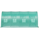 VEVOR Walk-in Tunnel Greenhouse Galvanized Frame & Waterproof Cover 15x7x7 ft
