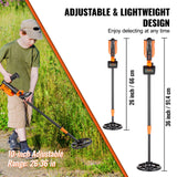 VEVOR Metal Detector for Kids, 150mm, Waterproof Search Coil with LCD Display, Adjustable 660.4-914.4 mm Gold Detector, Lightweight Carbon Fiber Stem for Junior & Youth Detecting Gold Coin Treasure