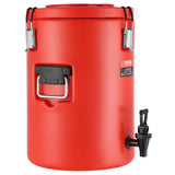 VEVOR Stainless Steel Insulated Beverage Dispenser, 17.2 Liter, Thermal Hot and Cold Drink Server Dispenser with Spigot Handle, Food-grade for Hot Tea Coffee Water Restaurant Drink Shop