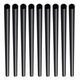 VEVOR Staircase Metal Balusters, 3/4'' Round x 32'' Long Aluminum Decorative Banister Spindles, 101 Pack Deck Baluster with Screws, Classic Hollow Deck Railing Satin Black Powder Coated for Porch