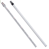 VEVOR Measuring Rod 16-Feet/8ths 4 Sections Telescopic Grade Rod 1/8in w/ Bag