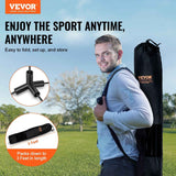 Badminton Net, Height Adjustable Volleyball Net, 10ft Wide Foldable Pickleball Net, Portable Easy Setup Tennis Net Set with Poles, Stand and Carry Bag, for Kids Backyard Game Indoor Outdoor Use