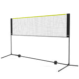 Badminton Net, Height Adjustable Volleyball Net, 10ft Wide Foldable Pickleball Net, Portable Easy Setup Tennis Net Set with Poles, Stand and Carry Bag, for Kids Backyard Game Indoor Outdoor Use