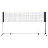 Badminton Net, Height Adjustable Volleyball Net, 10ft Wide Foldable Pickleball Net, Portable Easy Setup Tennis Net Set with Poles, Stand and Carry Bag, for Kids Backyard Game Indoor Outdoor Use