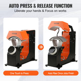 VEVOR Hat Heat Press Auto Cap Heat Press 3 Heating Pads Sublimation Transfer