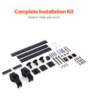 VEVOR Bi-Folding Sliding Barn Door Hardware Track Kit 40" for Two 18" Doors