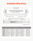 VEVOR 1 Pair 16-60 in Soft-Close Drawer Slides Ball Bearing Full Extension