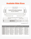 VEVOR 1 Pair 16-60 in Soft-Close Drawer Slides Ball Bearing Full Extension