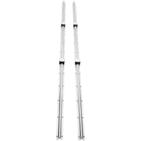 VEVOR Linear Guide Rail Set, SBR20 2200mm, 2 PCS 86.6 in/2200 mm SBR20 Guide Rails and 4 PCS SBR20UU Slide Blocks, Linear Rails and Bearings Kit for Automated Machines DIY Project CNC Router Machines
