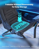 Racing Wheel Stand, Heavy-Duty Integrated Simulator Cockpit Steering Stand, Fit Logitech G25,G27,G29,G920,G923, Thrustmaster T300RS,TX F458,T500RS,T3PA-PRO (F1/GT) and CSR Pedals, Black