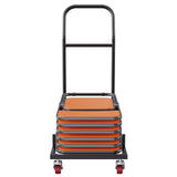 VEVOR 12 Chairs Folding Chair Storage Dolly Folding Chairs Rack Heavy Duty Iron