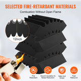 VEVOR Acoustic Foam Panels 4 Pack 16.5 x 6.3 x 12 in Adhesive for Wall Ceiling