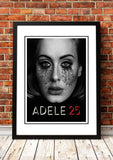 Adele '25' In Store Promotional Poster - Framed A2