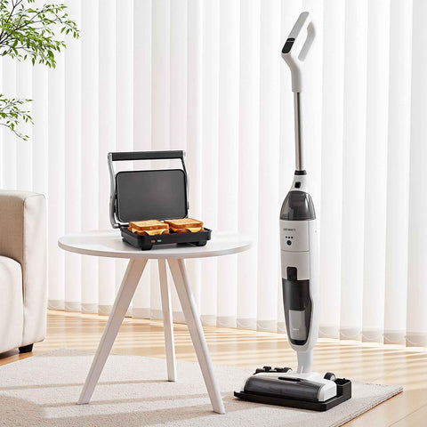 Devanti Cordless Wet Dry Vacuum Mop plus Sandwich Maker Panini Press In Australia - Darrahopens